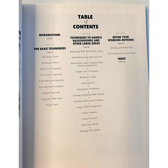 Book Basic Colored Pencil Techniques By Bet Borgeson 1997 - Picture 2 of 6